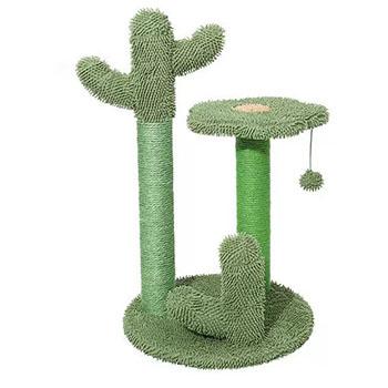 Cactus Cat Scratching Poles With Dangling Toy