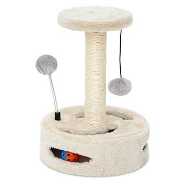 cat Scratching Post With Interactive Toy